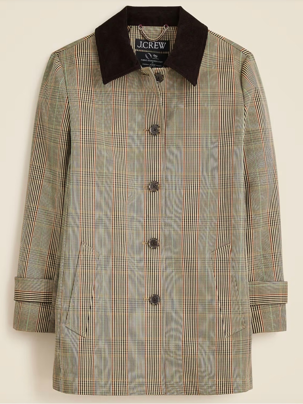 J. Crew Plaid Barn Jacket NWT - Picture 5 of 6